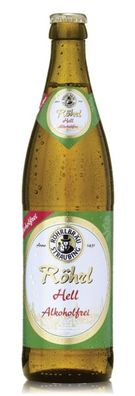 20x 0,50 Liter Flasche Röhrl Hell alkoholfrei - Mehrweg-Pfand -