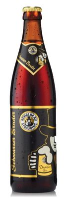 20x 0,50 Liter Flasche Röhrl Schwarzer Bruder dunkles Bier - Mehrweg-Pfand -
