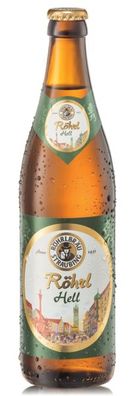 20x 0,50 Liter Flasche Röhrl Bier Hell - Mehrweg-Pfand -