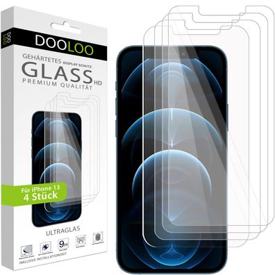 4er Pack iPhone 13 Panzerglas Panzerfolie Schutzglasfolie Displayschutzglas Echt ...