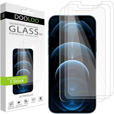 3er Pack iPhone 13 Pro Max Panzerglas Panzerfolie Schutzglasfolie Displayschutzgla...