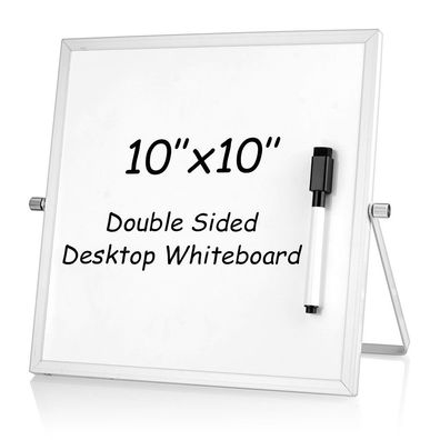 euroharry Trockenlöschen Whiteboard Weiße Kleines Tafel Desktop Mini Staffelei Büro