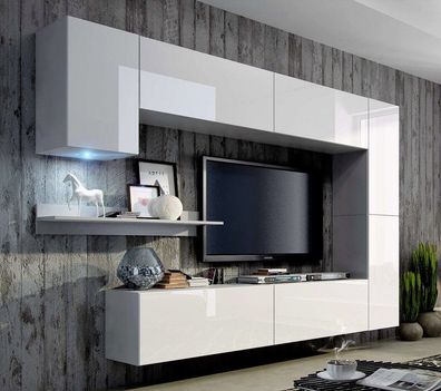 Future 6 Möbel für Wohnzimmer Wohnwand Mediawand Schrankwand Wohnschrank