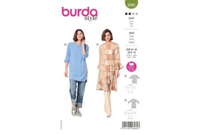 burda style Papierschnittmuster Kleid #6060
