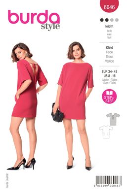 burda style Papierschnittmuster Kleid #6046