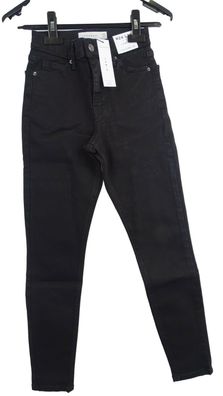 Topshop JAMIE - High Waisted Jeans Skinny Fit schwarz Damen Gr. W24/ L28