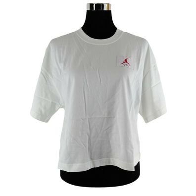 Jordan Essentials Short-Sleeve Boxy T-Shirt Damen weiß Gr. S