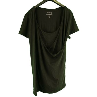 Noppies Damen Stillshirt Umstandsshirt Rome - Schwarz XL