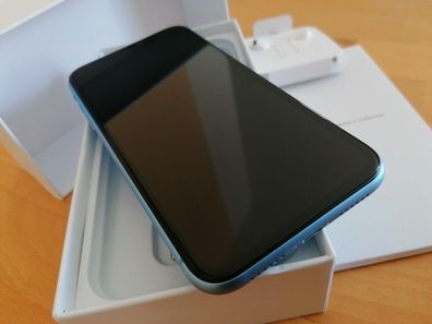 Apple iPhone XR 64GB Blau / blue ohne Vertrag + TOPP