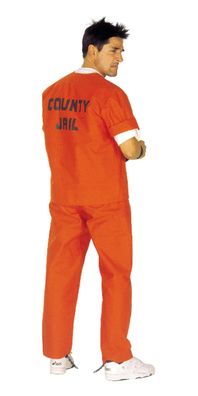 Kostüm American Prisoner Sträfling amerikanischer Sträfling Gr.46-60 Karneval
