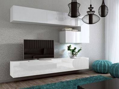 Future 15 Möbel für Wohnzimmer Wohnwand Mediawand Schrankwand Wohnschrank