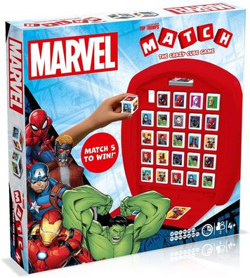 Top Trumps Match - Marvel Gesellschaftsspiel Avengers Hulk Ironman Cpt America