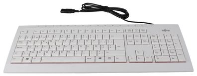 Fujitsu K521 USB-Tastatur Keyboard weiß Neu