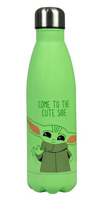 Undercover Star Wars The Mandalorian Child Alu Thermoflasche 500ml Yoda Bottle