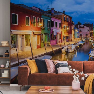 Muralo Selbstklebende Fototapeten XXL Schlafzimmer Venedig Gasse 3D 2783