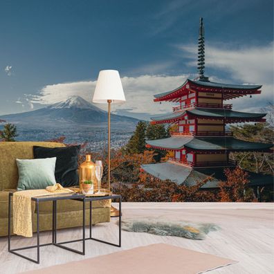 Muralo Selbstklebende Fototapeten XXL Schlafzimmer Japan Tempel 2759