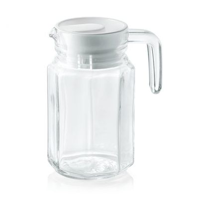 Karaffe / Glaskrug, mit Griff, 0,5 - 1,0 Liter wählbar