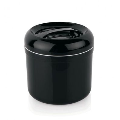 Eiseimer, Kunststoff, 4,0 Liter, Ø 21 cm, schwarz, doppelwandig