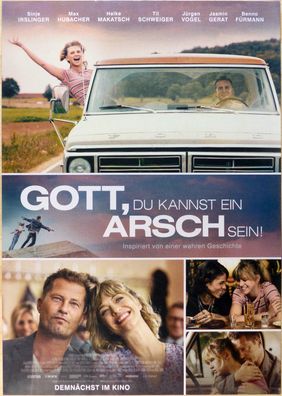 Gott, Du kannst ein Arsch sein! - Original Kinoplakat A1 - Til Schweiger - Filmposter