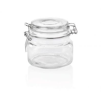 Gourmetglas / Bügelverschlussglas, 0,5 Liter, Ø 11 cm und 10 cm Höhe