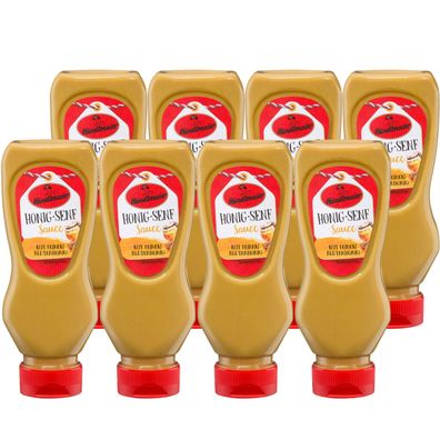 Händlmaiers Feinkost Sauce Honig Senf in Squeezeflasche 225ml 8er Pack