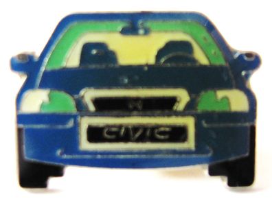 Honda Civic - Blaues Auto - Pkw - Pin 20 x 15 mm