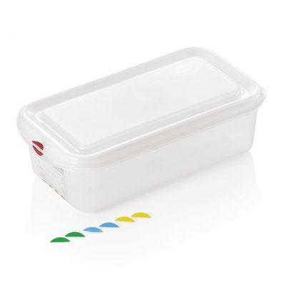 Gastronormbehälter mit Deckel, Kunststoff, Serie 83, GN 1/3, Tiefe wählbar