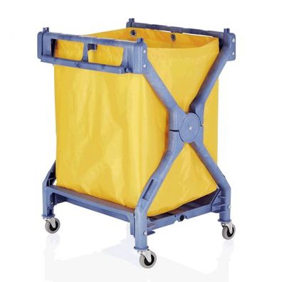 Wäschewagen, Kunststoff, 1 Behälter, zusammenklappbar, 67,5x64x94,5 cm