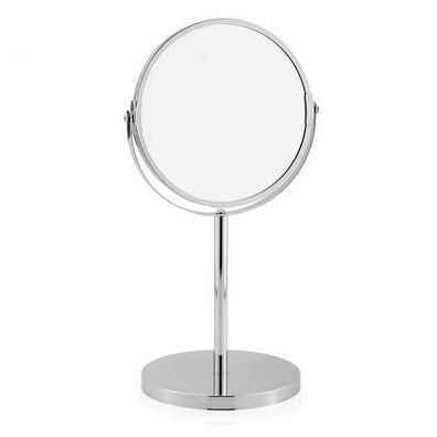 Kosmetikspiegel / Tischspiegel, verchromt, 1x und 3x Vergrößerung, Ø 17 cm