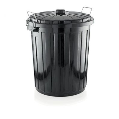 Abfallbehälter / Mülltonne, Kunststoff, mit Deckel, 55 oder 73 Liter wählbar, sc