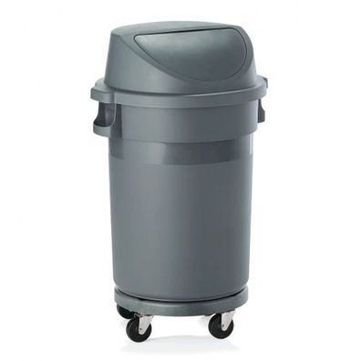 Abfallbehälter / Mülltonne, Kunststoff, mit Rollen, 80 oder 120 Liter wählbar, D