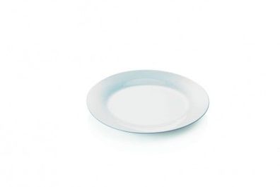Teller, Porzellan, flach, Ø 19, 23 und 27 cm wählbar, weiß