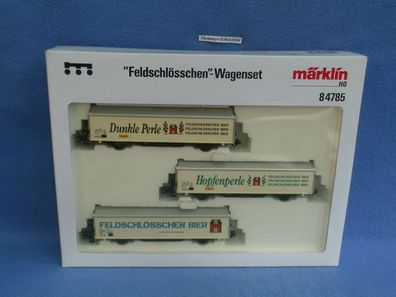 Märklin 84785 - Wagen-Set "Feldschlösschen" - HO - 1:87 - Originalverpackung