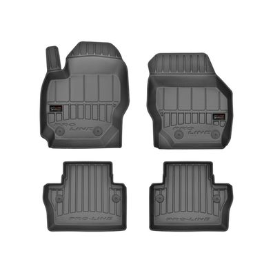 4-teilige Fußmatte 3D TPE für VOLVO V70 III Bj. 2007-2016