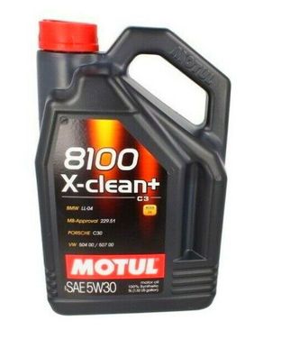 5 Liter (5L] Motoröl MOTUL 8100 X-clean+ 5W30