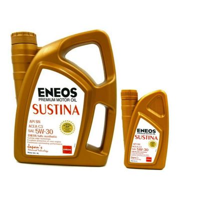 5L (4 + 1 Liter) ENEOS Sustina 5W30 5W30 Motoröl Vollsynthetisch Öl