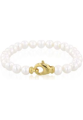 Luna-Pearls Armband 925 Silber verg. Süßwasser-Perle - 104.0266