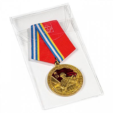 Schutztasche für Medaillen Orden und Ehrenzeichen bis zu 50x100 mm 50er-Pack (364998)