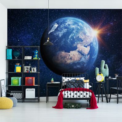 Muralo Selbstklebende Fototapeten XXL Jugen Planet Erde 3D 2822