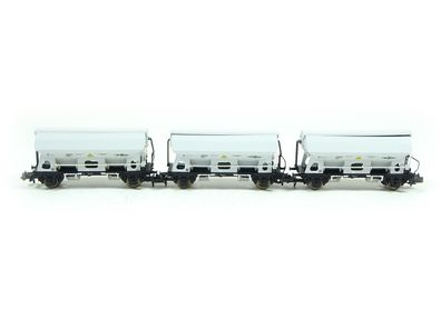 Güterwagen-Set Seitenentladewagen, NS, Minitrix N 15511 neu, OVP