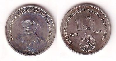 DDR Gedenk Münze 10 Mark 20 Jahre Nationale Volksarmee NVA 1976 (110393)