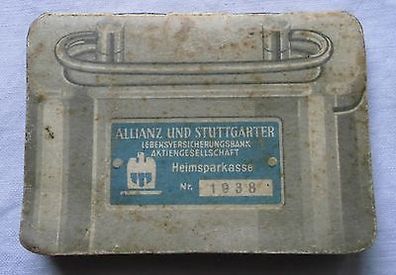 Reklame Heft der Allianz und Stuttgarter "Unser Geld" August 1938 (110113)