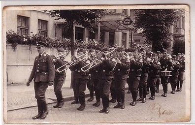 58485 Foto Ak Luftwaffen-Orchester vor Central-Hotel am 15.8.1936