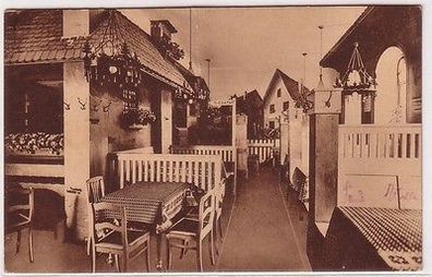 67375 Ak Gruss aus der urgemütlichen Gaststätte "Zum Huberbauer" Chemnitz 1926