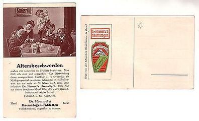67479 Reklame Ak Dr. Hommels Haematogen um 1920