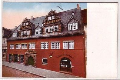 67575 Ak Saalfeld in Thüringen Stadt Apotheke H. Knabe um 1920