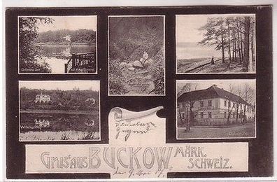 67588 Mehrbild Ak Gruss aus Buckow Märk. Schweiz 1907