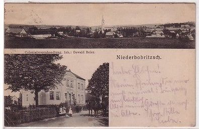 67337 Ak Niederbobritzsch Colonialwarenhandlung Oswald Beier 1910