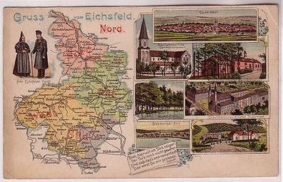 67570 Mehrbild Ak Gruß vom Eichsfeld Nord 1901