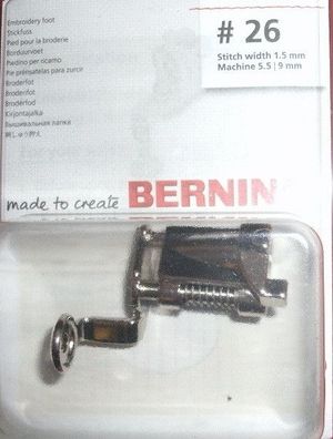 Stickfuß Tropfenform Bernina original #26